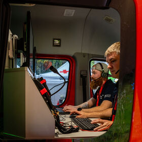 Übung der Tunnelfeuerwehren im Reutherbergtunnel